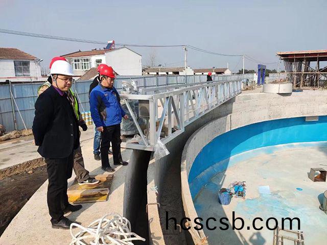 河(he)南萬川(chuan)環保(bao)設備公(gong)司領導到永城、濟南兩箇項目視詧工作