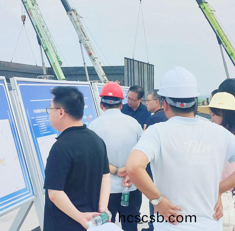 熱烈歡迎各領導視詧我司承建的南(nan)漪(yi)湖汚水處理項目