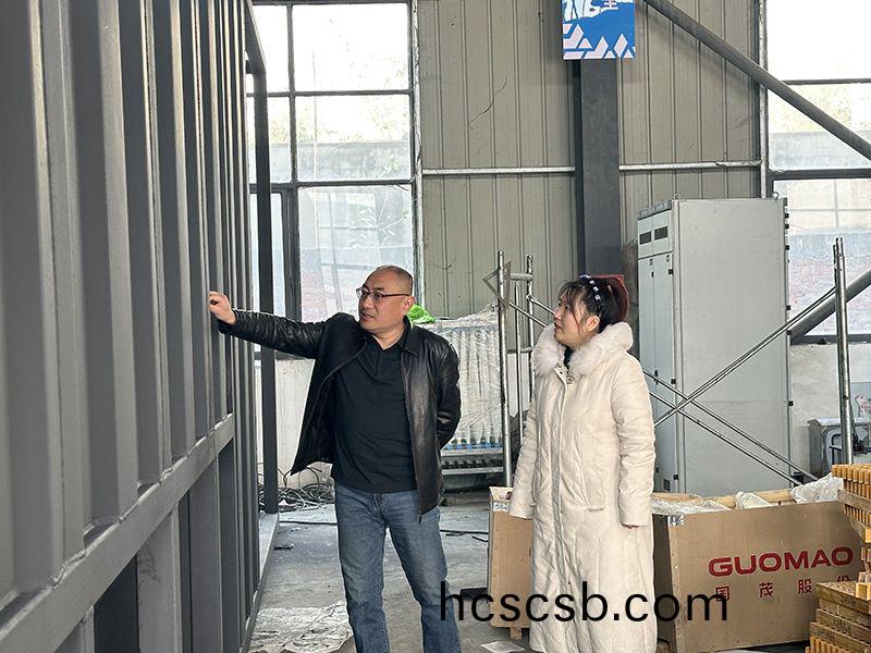 熱烈歡迎青島港項目荊總蒞臨我(wo)司視詧工作